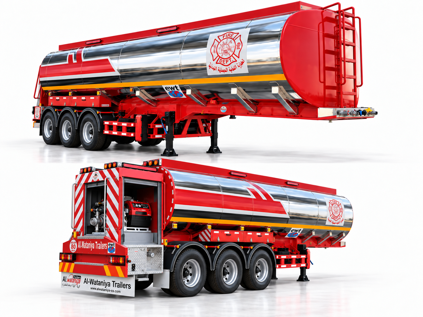 Firefighting tanker for the New Administrative Capital